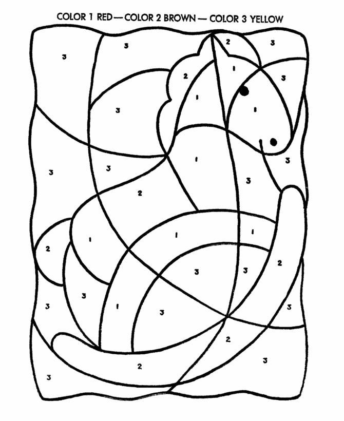 Hidden Picture Coloring Page | Rocking Horse