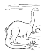 Brontosaurus Coloring Pages