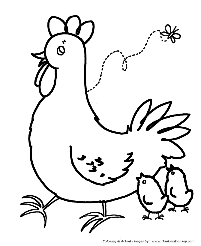 Simple Shapes Coloring pages | Mother Hen