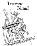 Treasure Island Story Coloring Pages