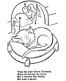 The Night Before Christmas Coloring Page