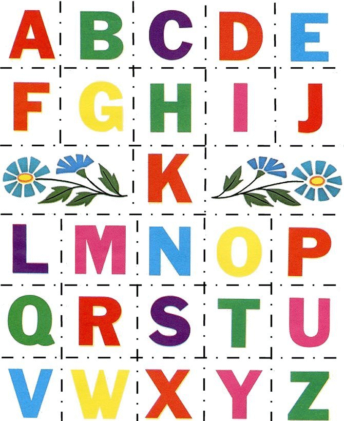 Cut Out Printable 3D Alphabet Letters Template Free Printable Extra