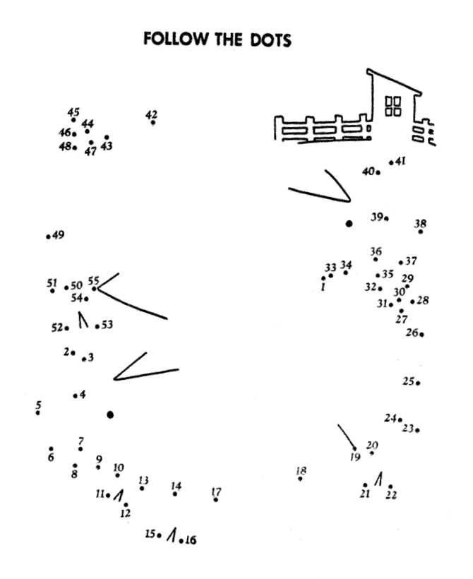 Dot-to-Dot Activity Page | Pigs on a Farm