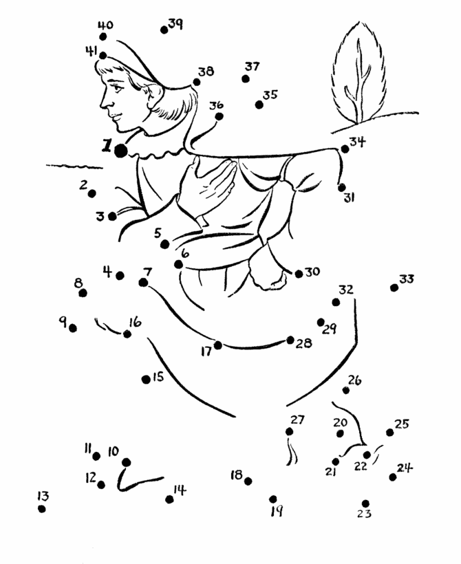 Dot-to-Dot Fairy Tale Page | Prince Charming