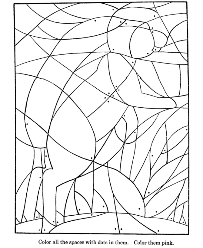 Hidden Picture Coloring Page | Bunny Rabbit