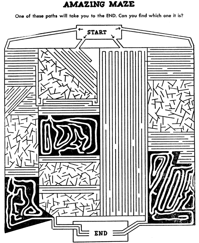 Maze Activity Sheet | Channel Maze - Amazing Maze