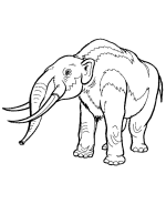 Mastodon Coloring Pages