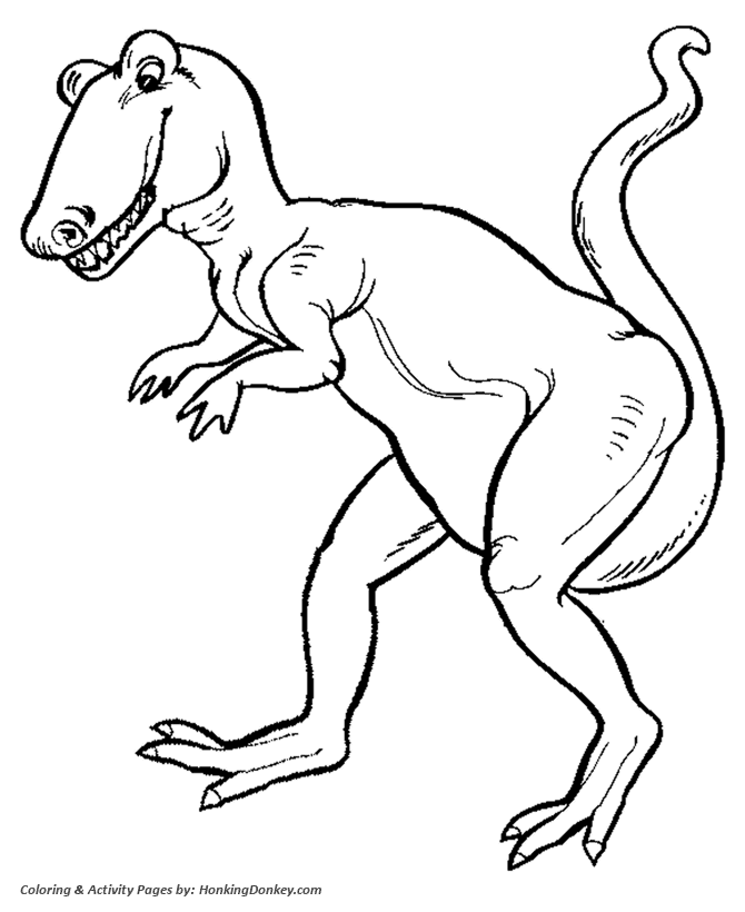 T Rex Coloring Pages - Learny Kids