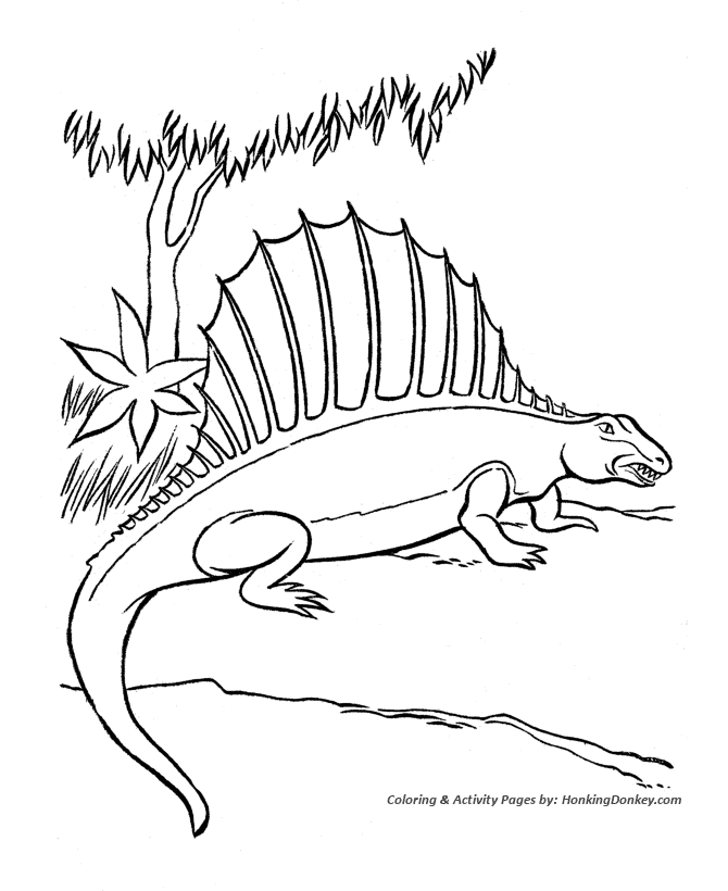 Dimetrodon - Dinosaur Coloring page