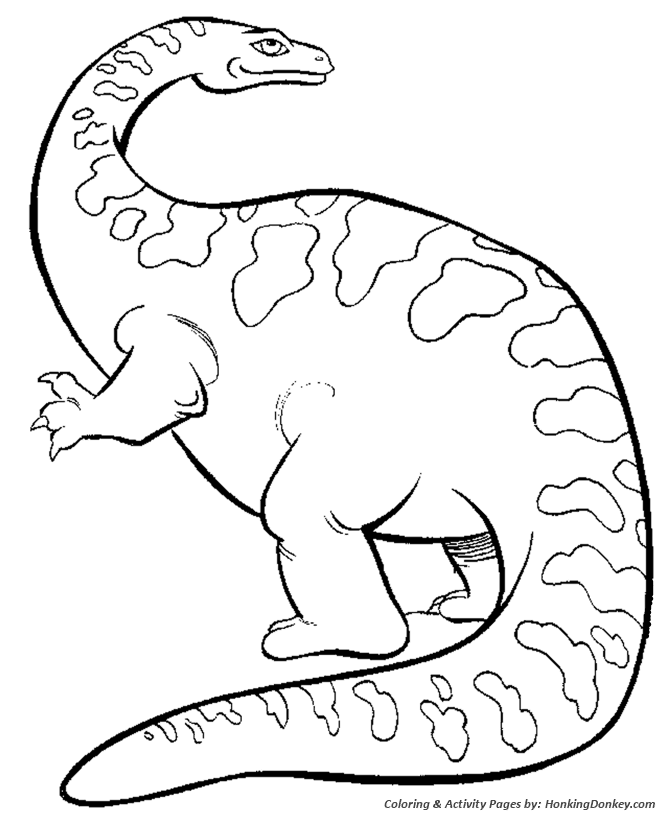 Massosaurus - Dinosaur Coloring page