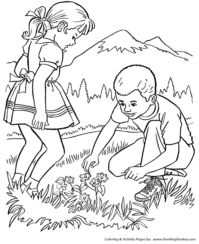Farm Work and Chores coloring page | Farm wonders of nature