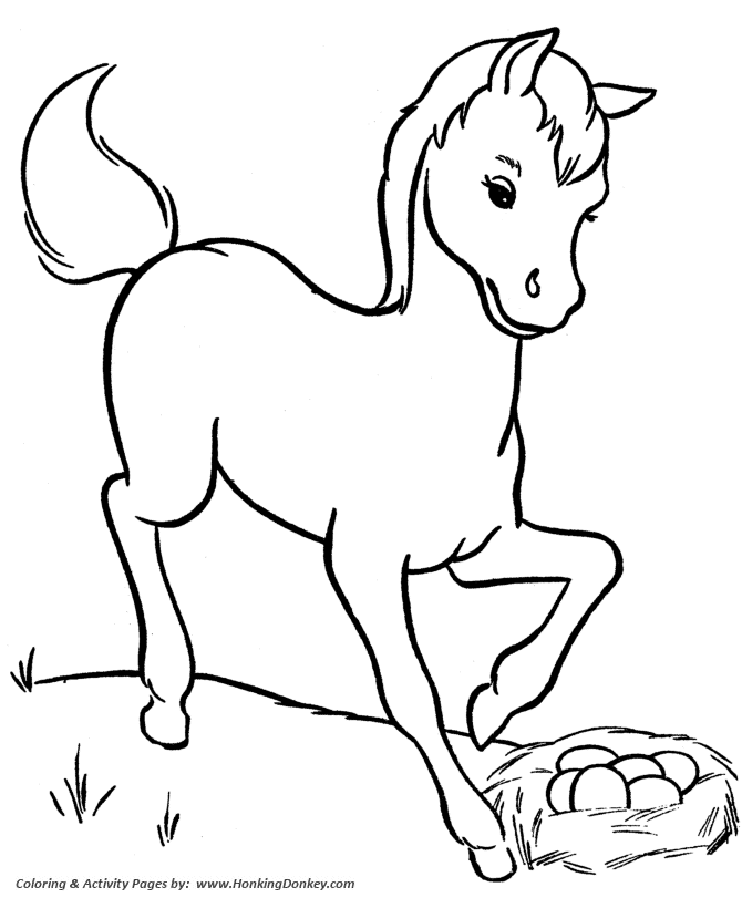 Horse Colouring Games Free