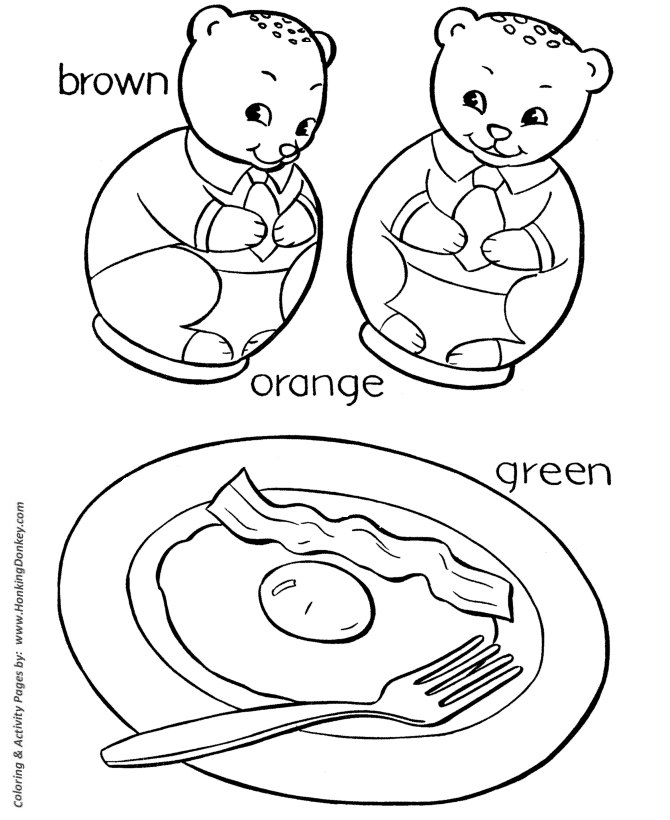 Toy Animal coloring page | Toy Bears