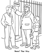 Zoo animal coloring page | Zookeeper
