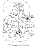 Arbor Day Coloring Pages - xxx 