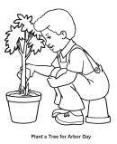 Arbor Day Coloring Page - xxx 