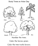 Arbor Day Coloring Sheet - xxx