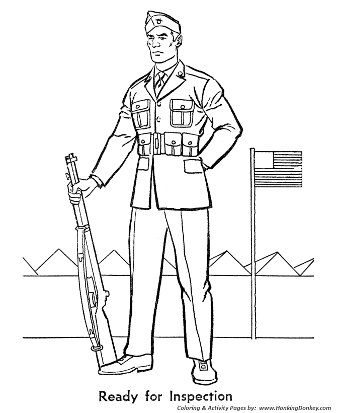 coloring pages united states army - photo #4