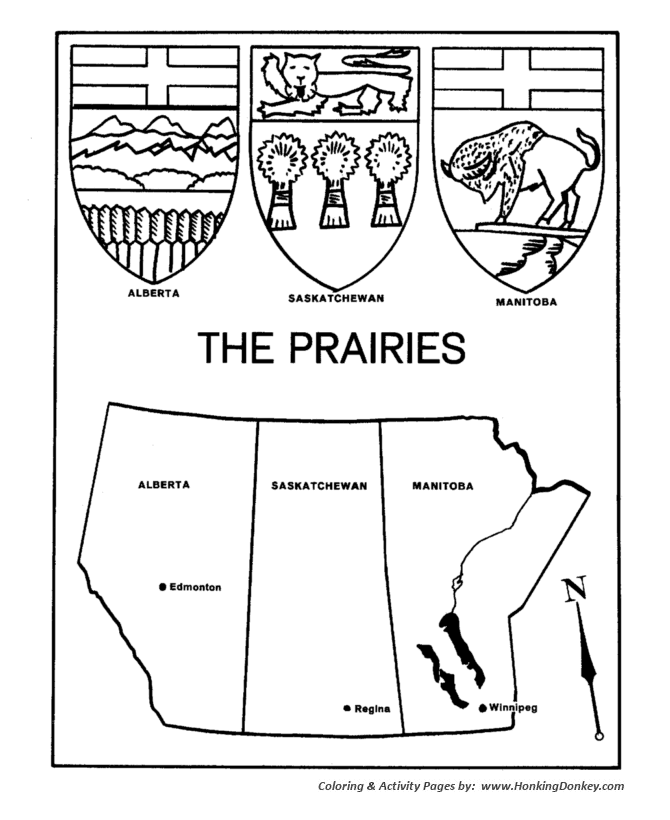 The Prairies - Map / Coat of Arms