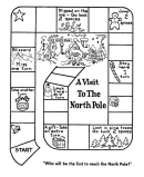 Christmas Board-Game Activity Page Sheet