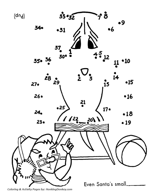 Christmas Activity Sheet - Dot-to-Dot Activity Sheet