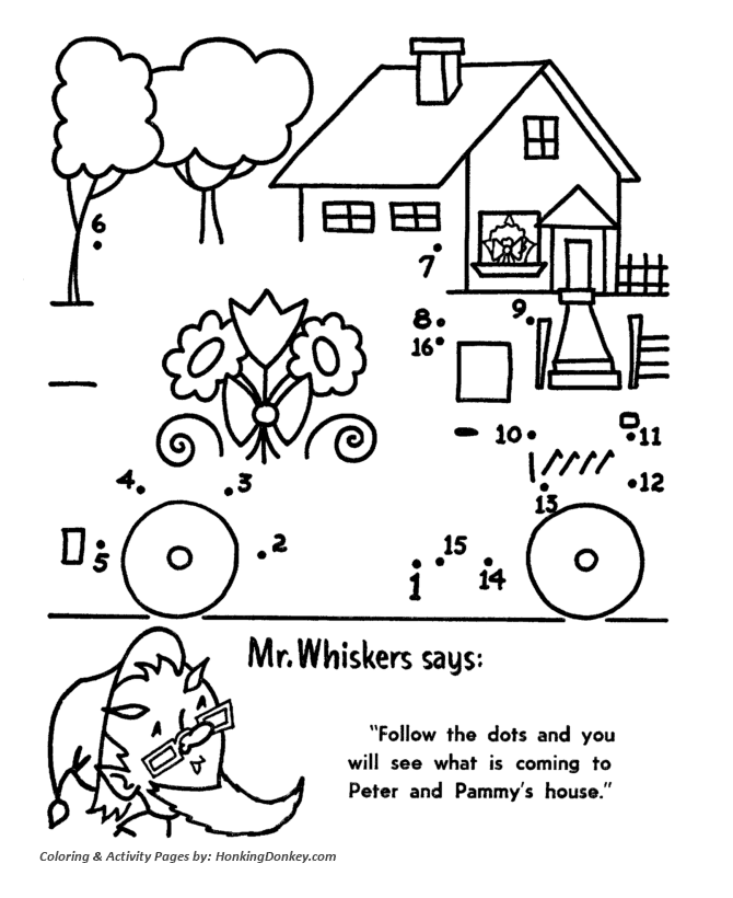 Dot-to-Dot Activity Sheet 