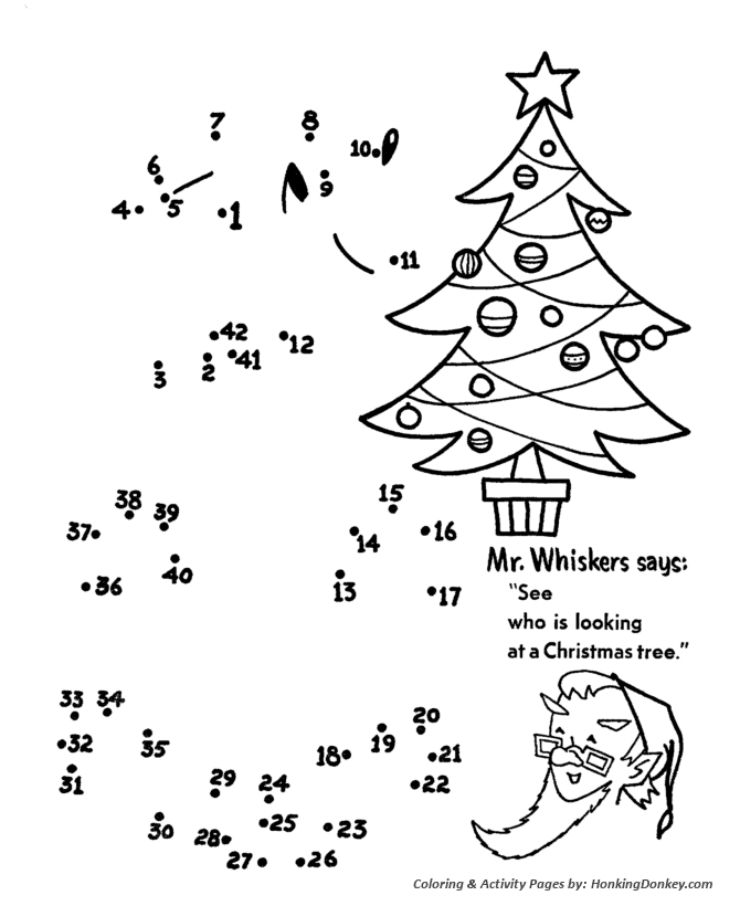 Christmas dot-to-dot Activity Sheet