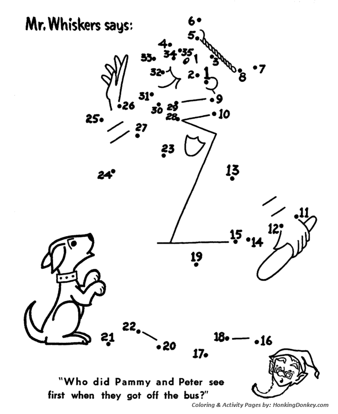 Trace the Dots Activity Page