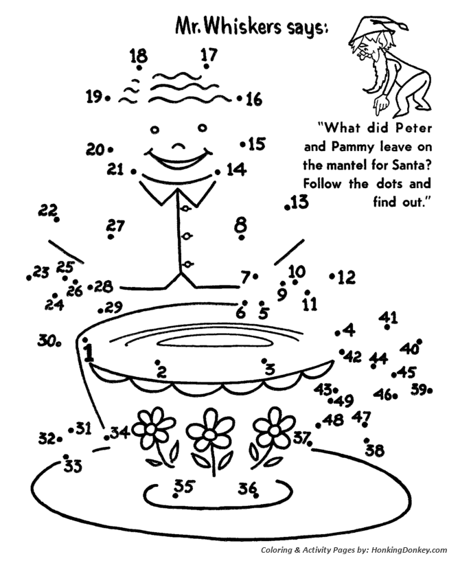 Dot-to-Dot for Santa