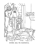 Christmas Bible Coloring Pages