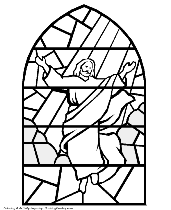 Christmas Bible Religious Coloring Page