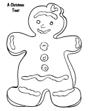 Christmas Cookies Coloring Pages