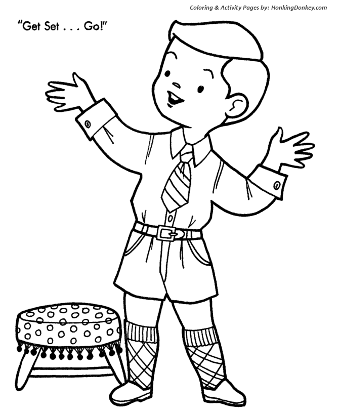 Christmas Party Coloring Sheet - Fun Time 