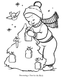 Christmas Tree Coloring Pages