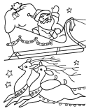 Christmas Santa Coloring Pages