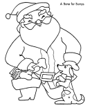 Christmas Santa Coloring Pages