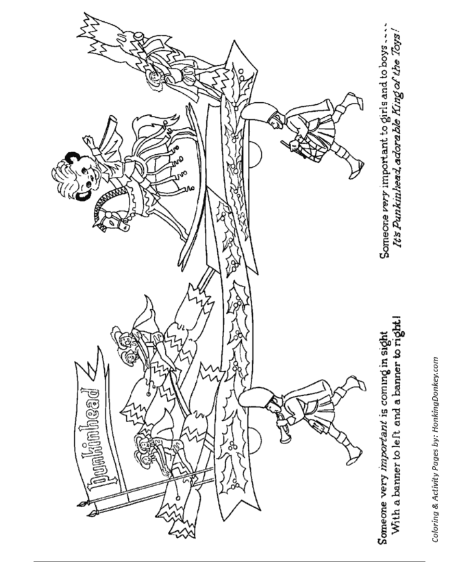 Eaton's Christmas Parade Coloring Sheet