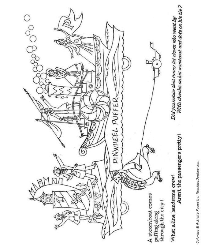  MACY's Christmas Parade Coloring Sheet