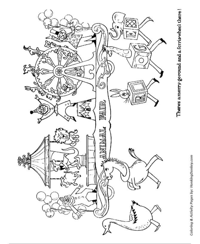  Christmas Parade Coloring Sheet