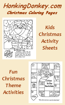 Christmas Activity Sheet Pin