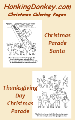 Christmas Parade Coloring Page Pin