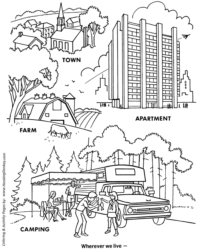 Earth Day Coloring Pages - Ecology