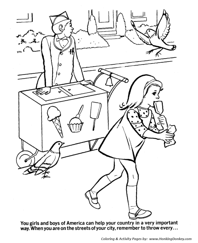 Earth Day Coloring Pages - Urban environmental awareness