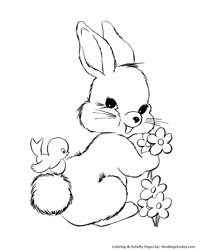 halloween bunny coloring pages - photo #37