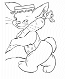 Peter Cottontail Coloring Pages - Kids Peter Cottontail Coloring Page