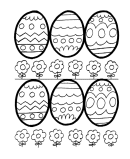 Easter Egg Coloring Pages - xxx 