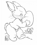 Peter Cottontail Coloring page sheet 