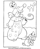 Halloween Party Coloring Sheet - xxx