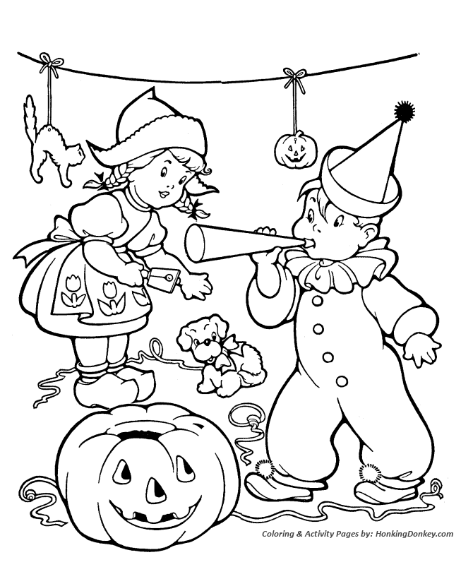 halloween activities coloring pages - photo #26