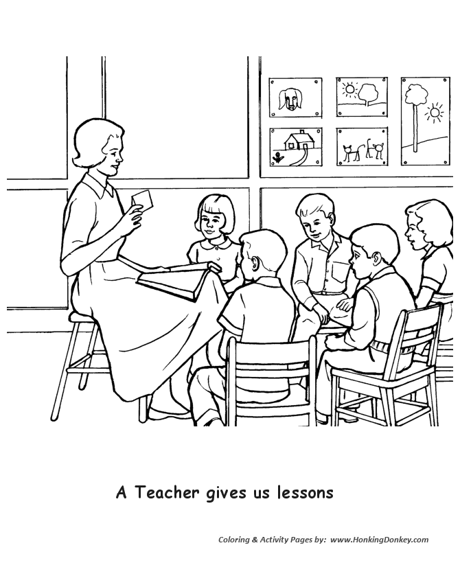 Labor Day Coloring Pages - Teacher